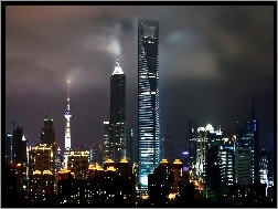 Center, World, Shanghai, Chiny, Financial